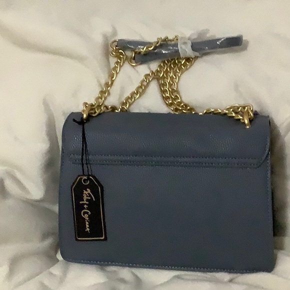 Foley and Corinna Slumber Nights Blogger Bag FC 183037M Blue NWT - Picture 2 of 6